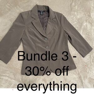 89th & Madison Taupe Blazer size 10 Like New - BUNDLE 3 - 30% off everything